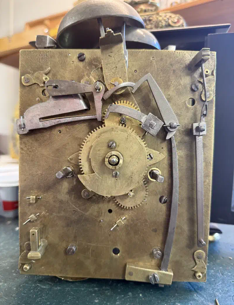 Repair of a 17th century bracket clock by Henry Jones