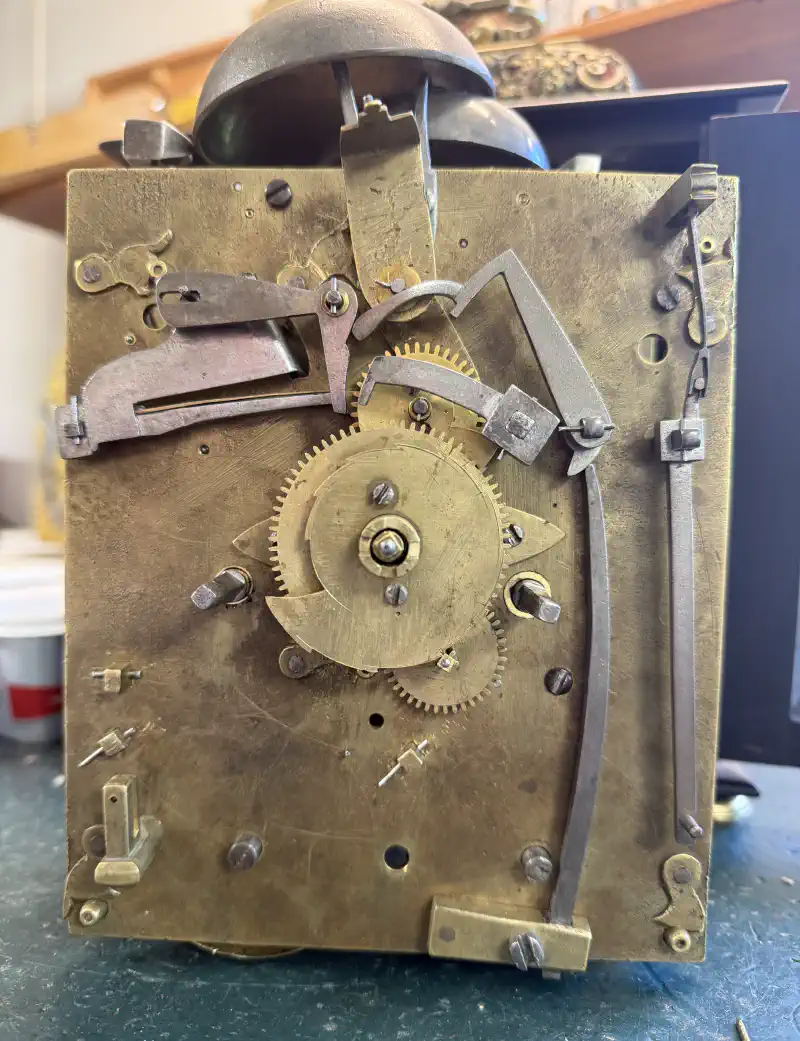 Repair of a 17th century bracket clock by Henry Jones