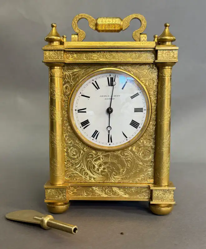 Rare Carriage Clock by Arnold & Dent