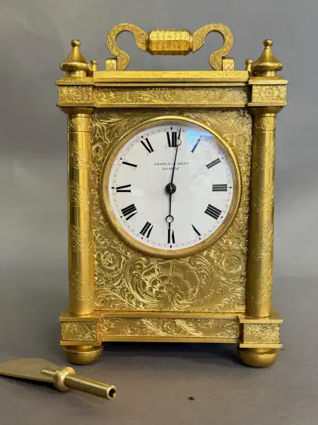 Rare Carriage Clock by Arnold & Dent