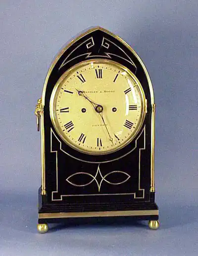 Impressive Regency Lancet clock