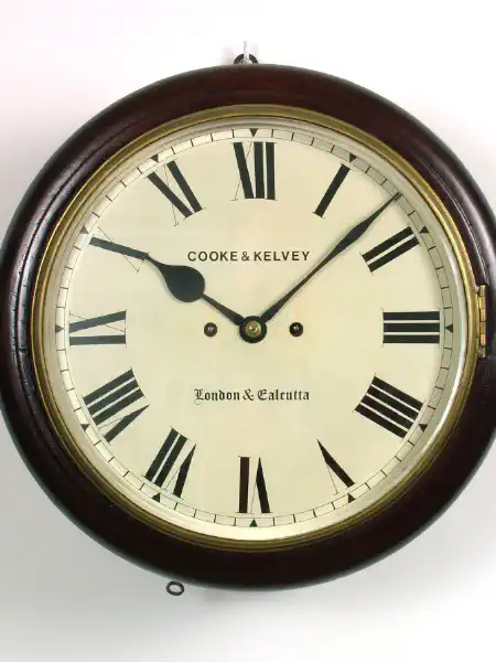 Striking 12″ dial clock