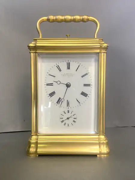 Superb striking carriage clock